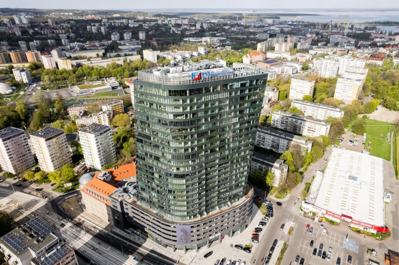Hanza Tower Gold Stettino Esterno foto